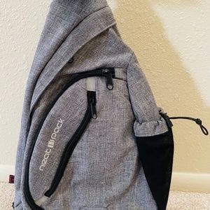 NeatPack Canvas Sling Bag, Gray
